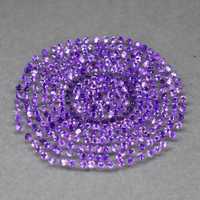 ametyst kamień do produkcji biżuterii masowej okrągły 1,5mm