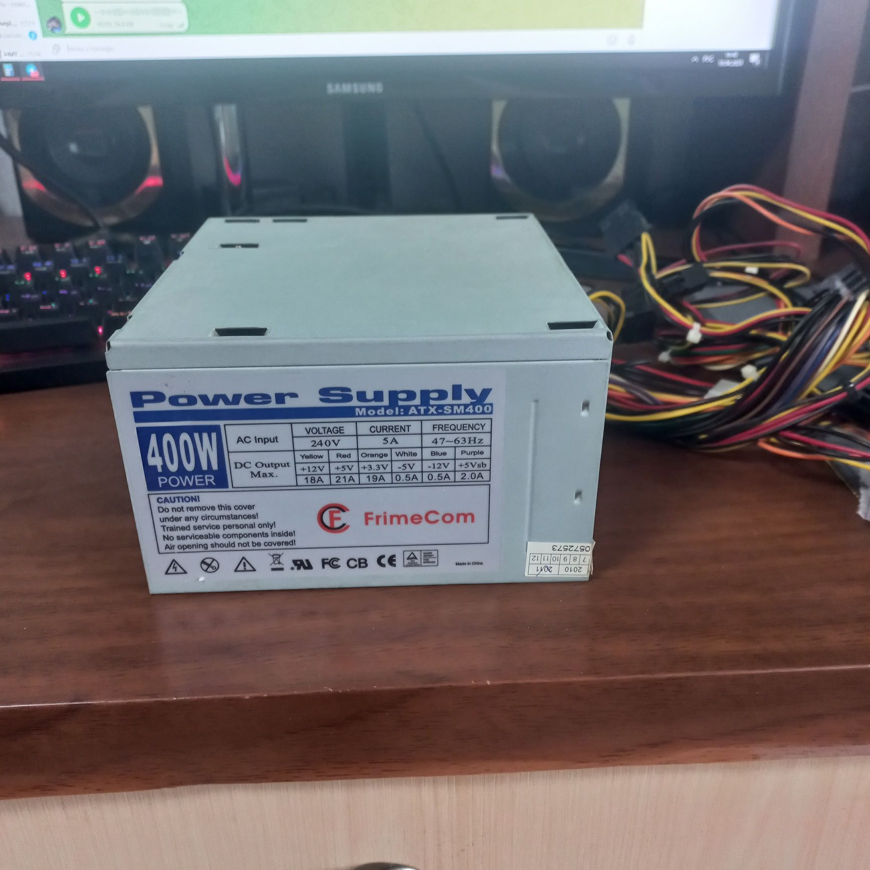 Блок живлення FrimeCom ATX-SM400 400W