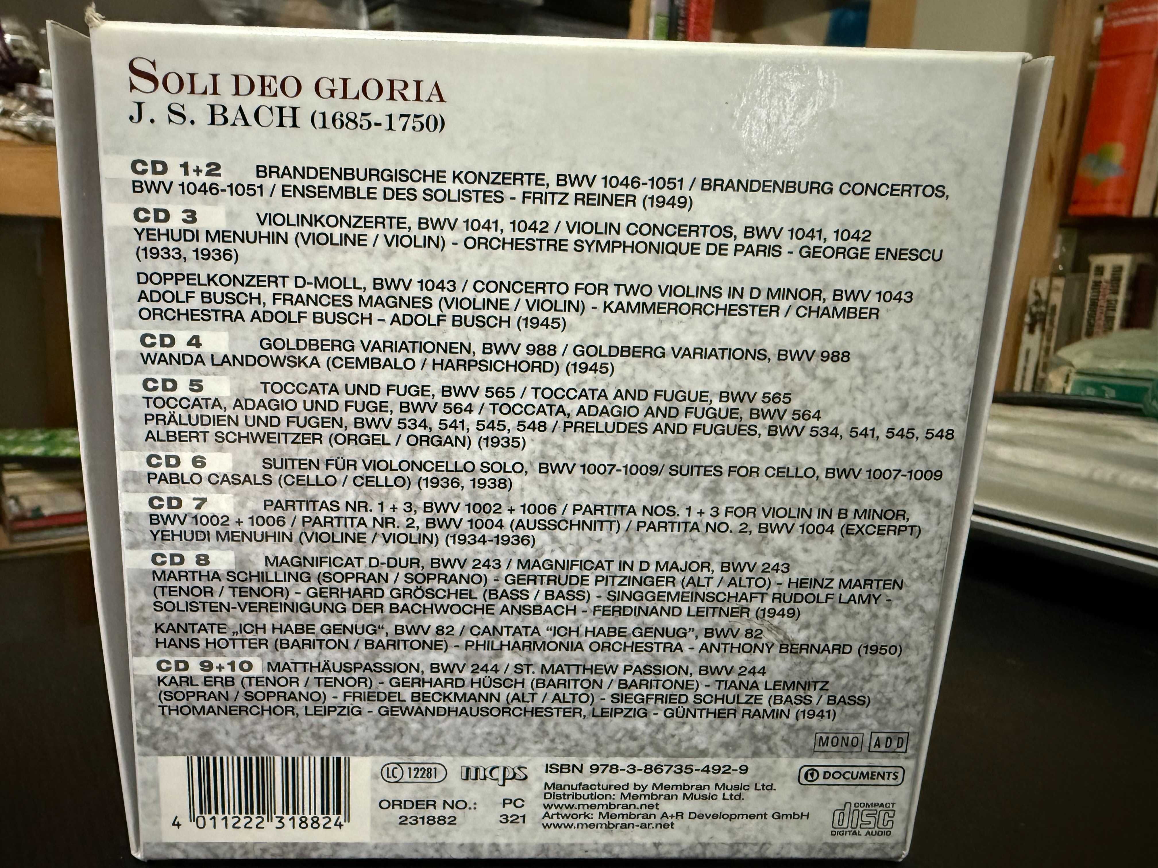 Johann Sebastian Bach – Soli Deo Gloria