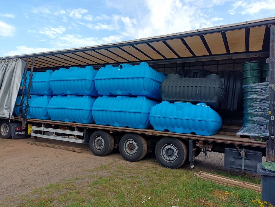 Zbiornik Bolt 7000l na deszczówkę, szambo płaski