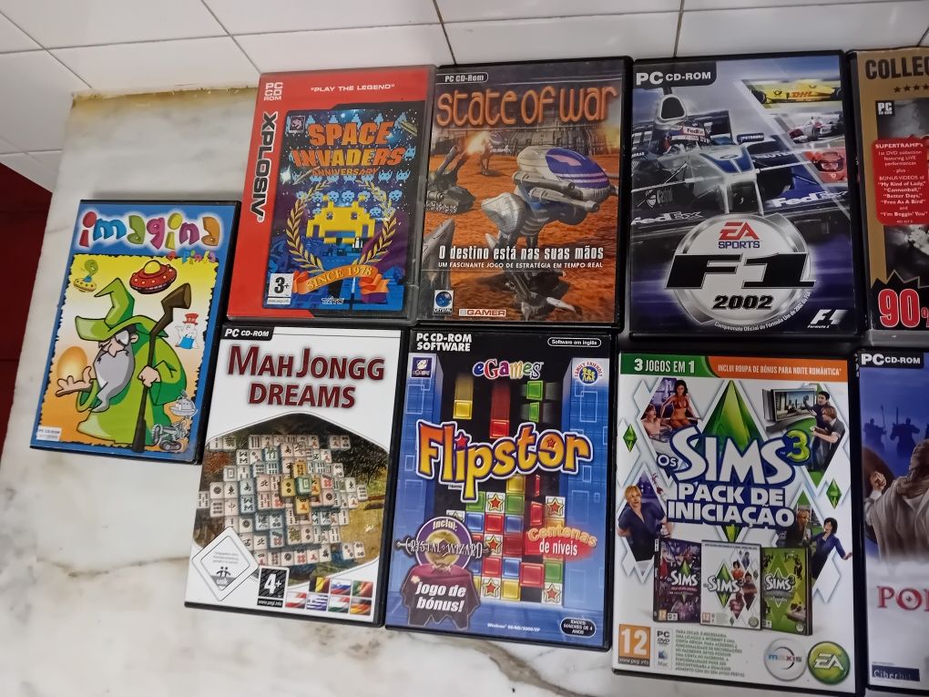 Conjunto de 15 Jogos Pc Diversos