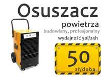 Osuszacz powietrza wynajem polecamy z nagrzewnicą Akuku Wypożyczalnia