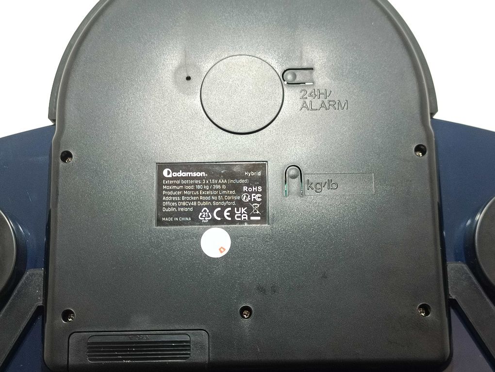 Waga łazienkowa, 2 w 1 cyfrowa + analogowa