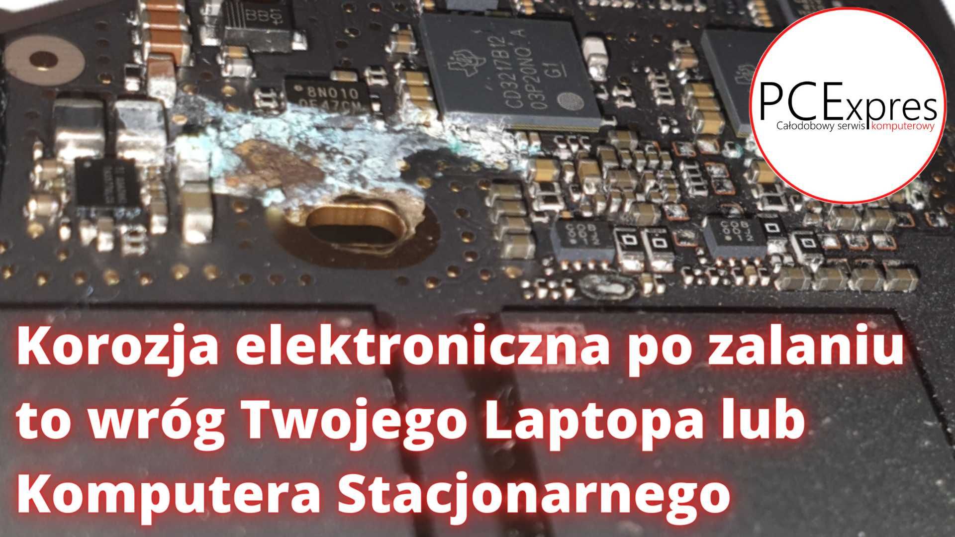 Naprawa laptopów po zalaniu - Serwis laptopów komputerów stacjonarnych