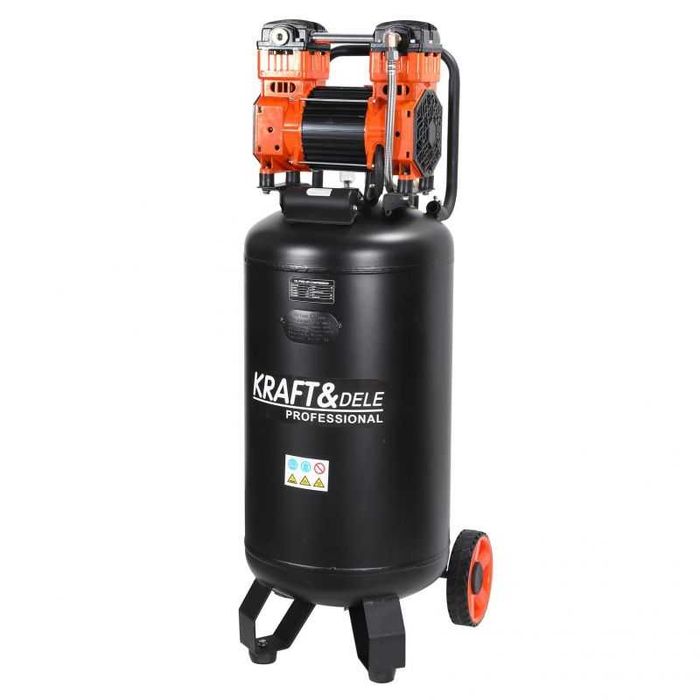 KRAFT&DELE Kompresor Bezolej Pionowy Sprężarka 100l 10bar 3000w KD1389