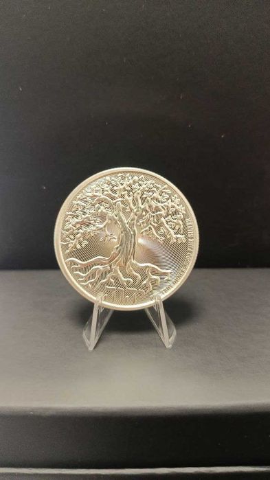 Монета срібна "Дерево життя" 2023р, 999,9, 31,1г