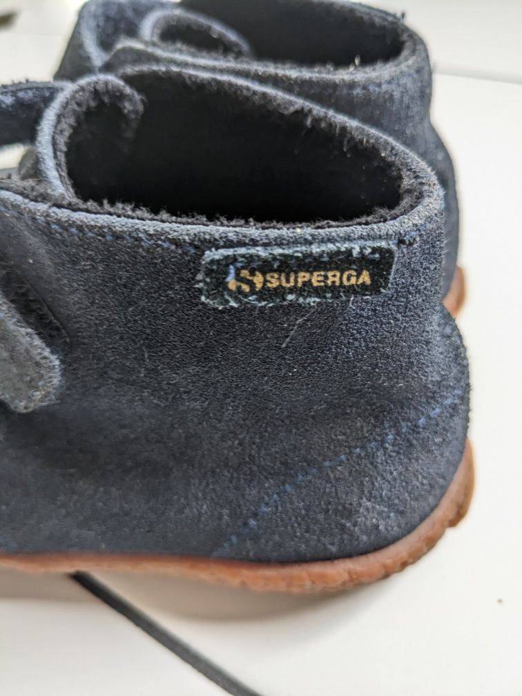 Trzewiki buty ocieplane zimowe Superga skóra 29