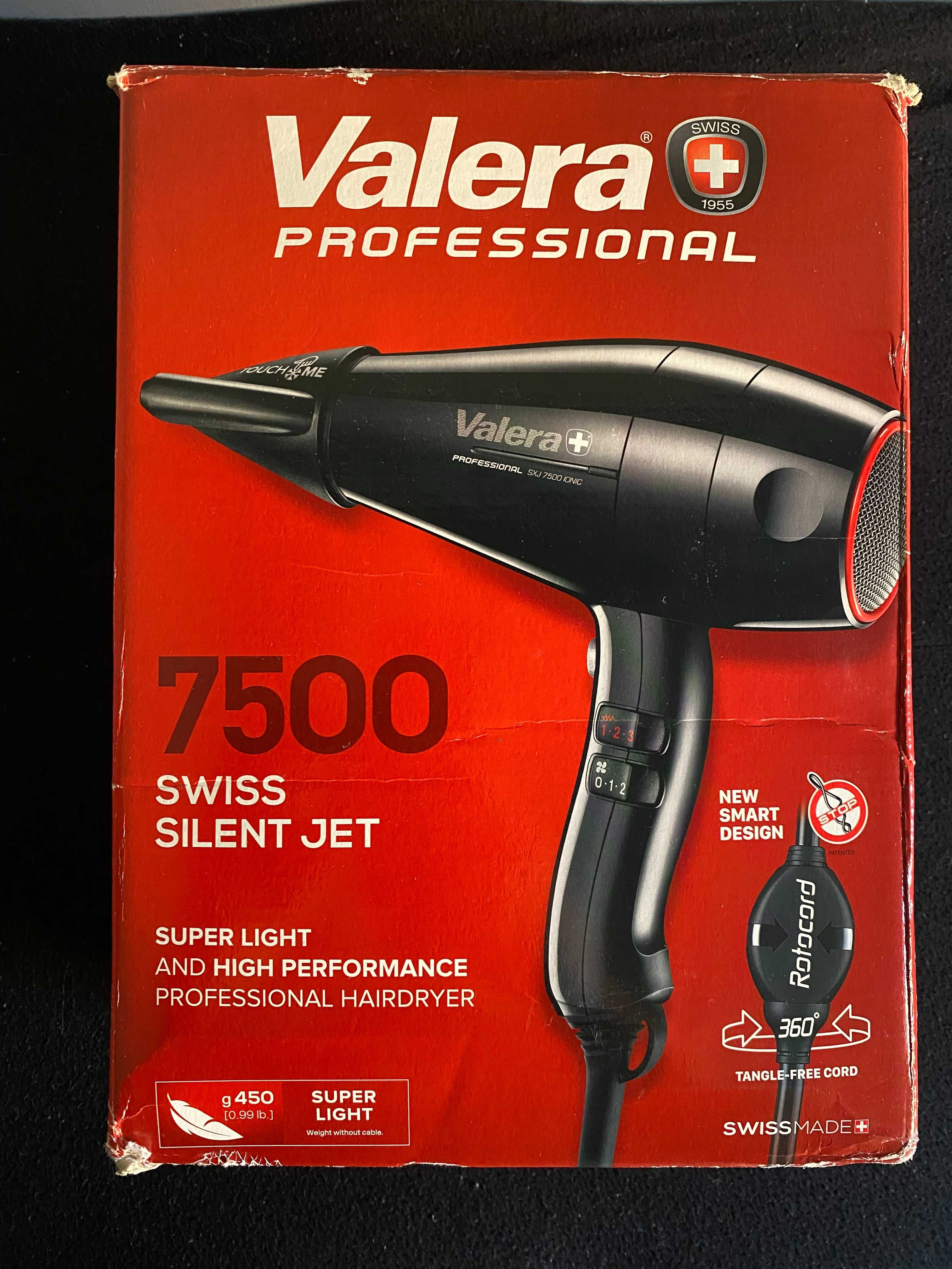 Profesjonalna suszarka do włosów Valera Swiss Silent Jet 7500