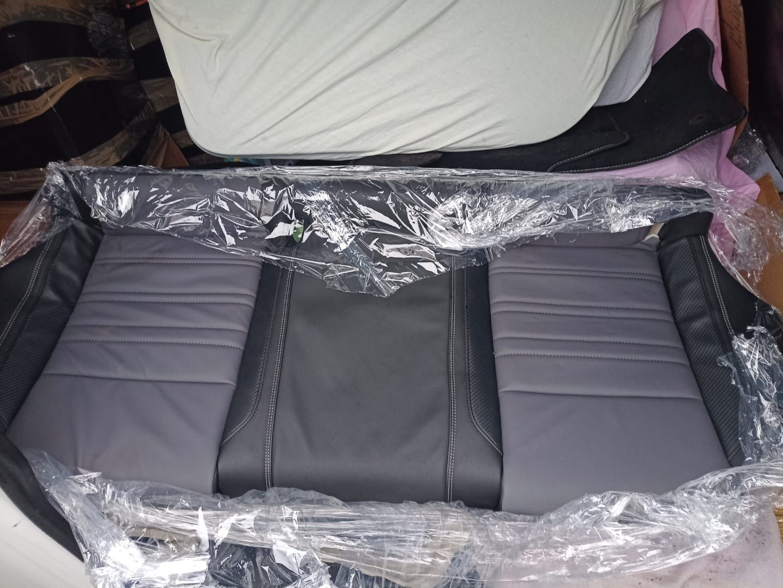 Komplet siedzeń kanapa boczki VW Passat B8 lift R-line