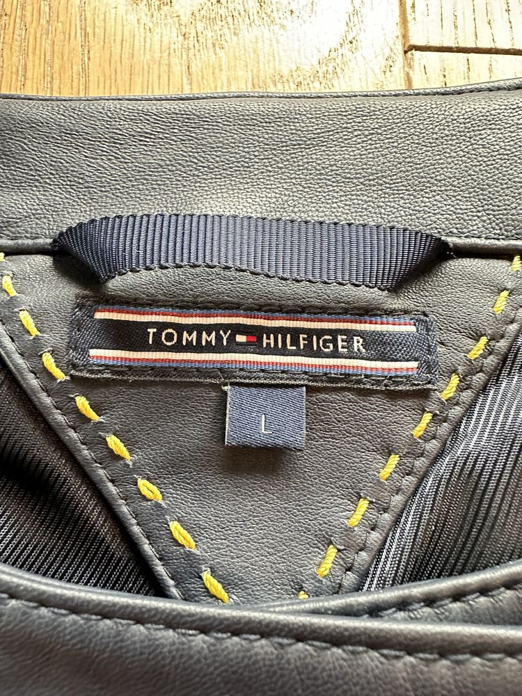 Kurtka skórzana Tommy Hilfiger rozm L