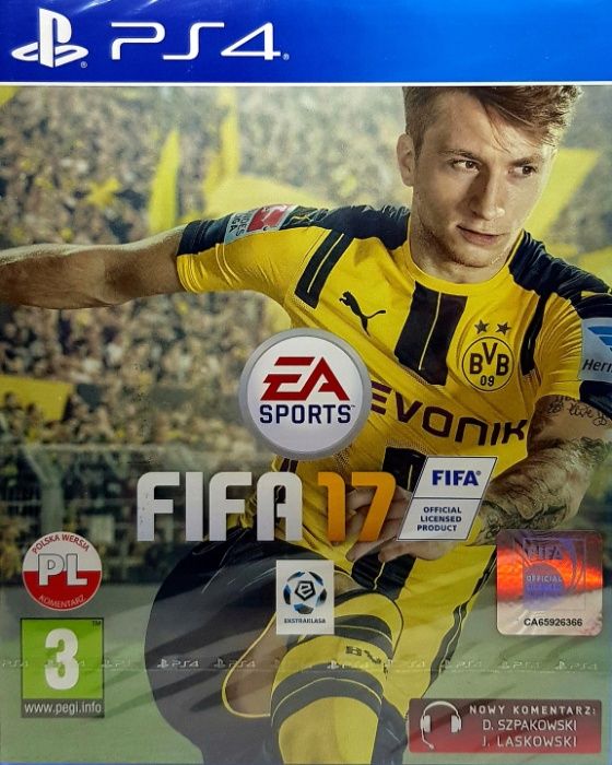 PS4 Fifa 16, Fifa 17, Fifa 18 / 3 GRY / NOWE