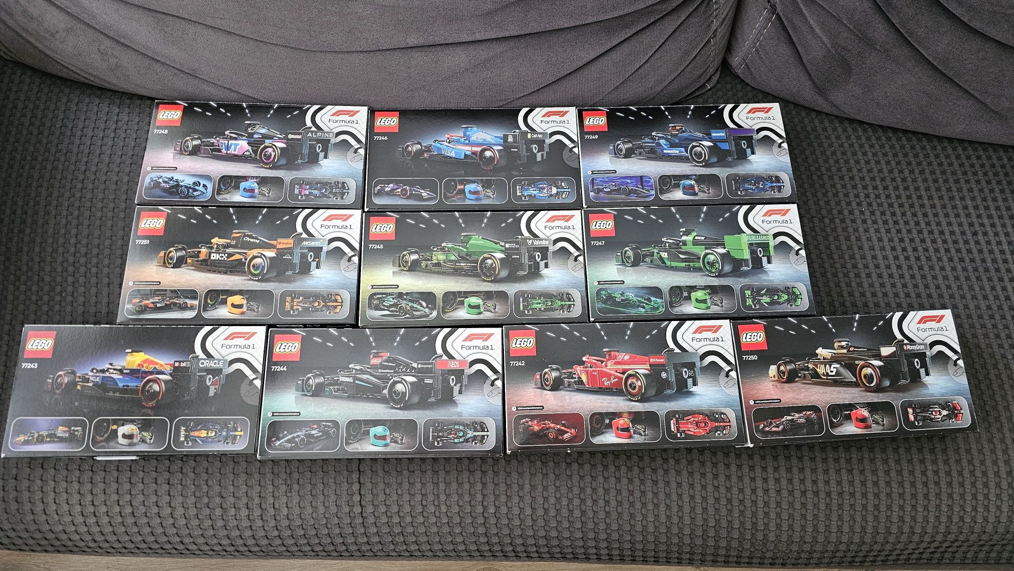 Lego Speed Champions Formuła 1 komplet 10 sztuk nowe