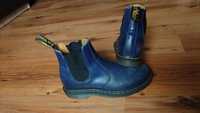 Dr Martens botki sztyblety damskie 39 granatowe wsuwane