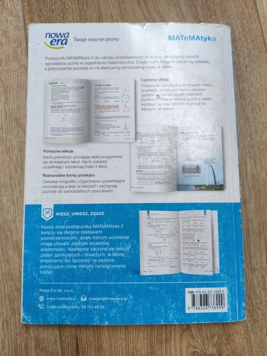 Podręcznik do matematyki do 2 lo nowa era
