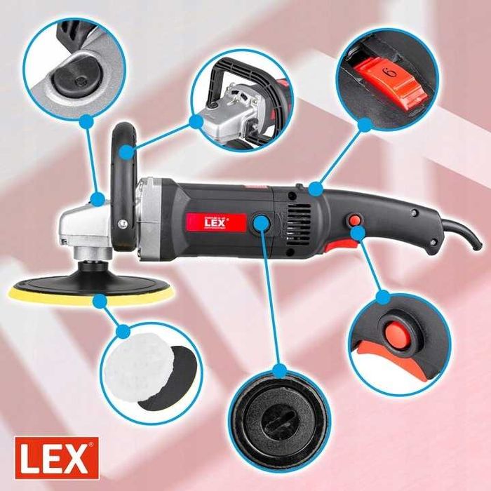 Szlifierka Polerka Samochodowa Z Regulacją Obrotów Maszyna Polerska
