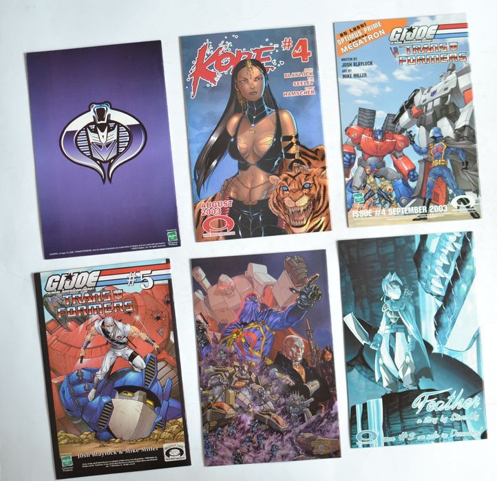 G.I.Joe Vs. Transformers Image #1-6 Zestaw Komiksów