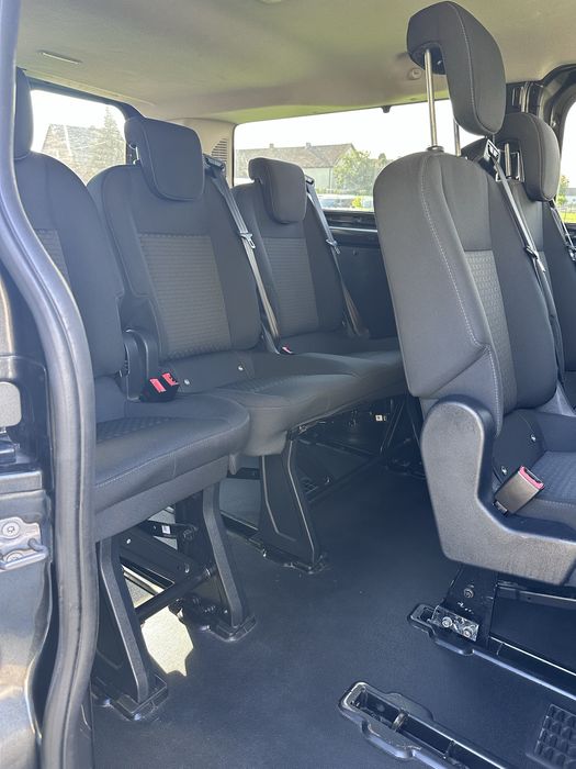 Ford Transit Custom 9 osobowy długi 2.0 130 KM 2018r, 1 właściciel