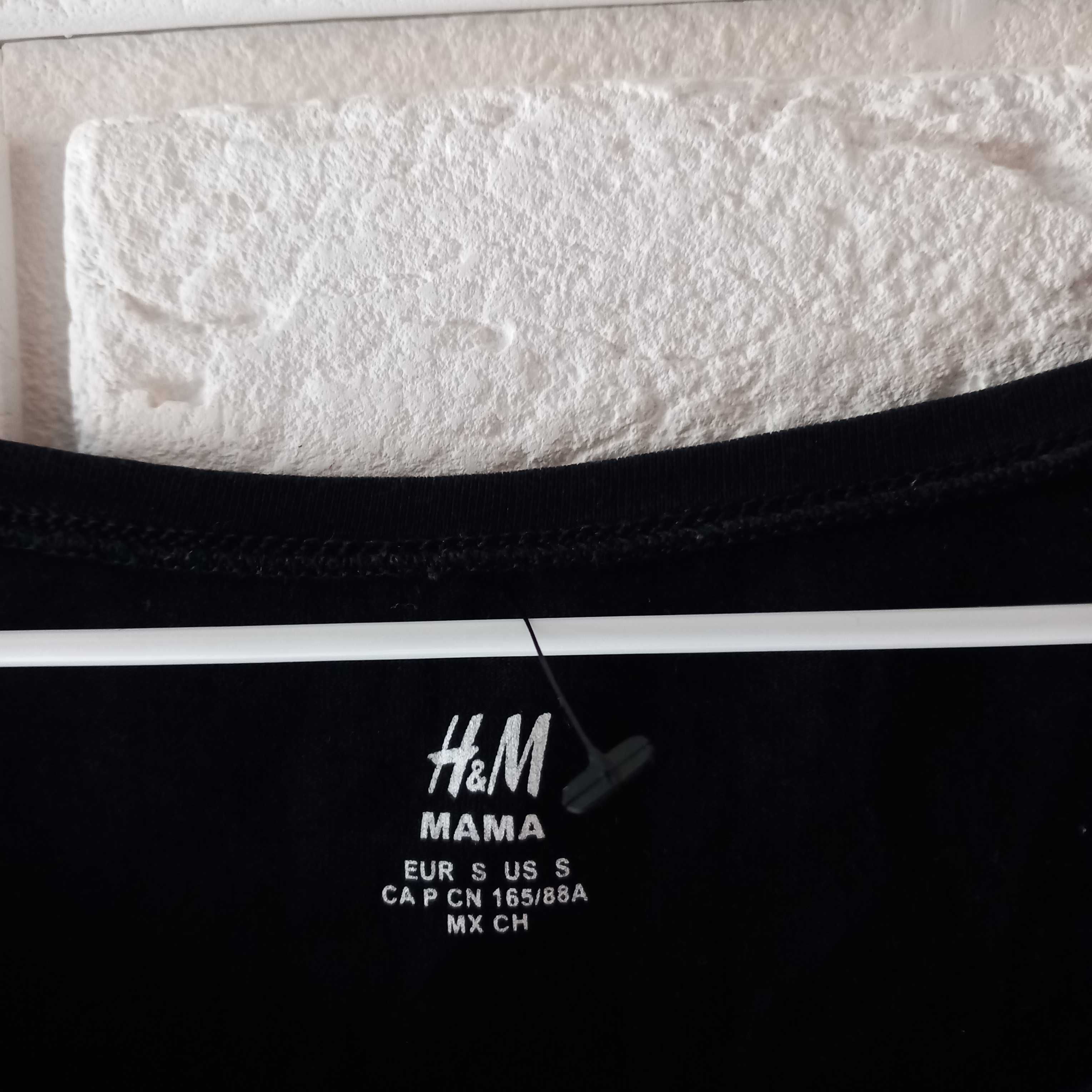 Bluzka ciążowa  rękaw 3/4 nowa H&M Mama S