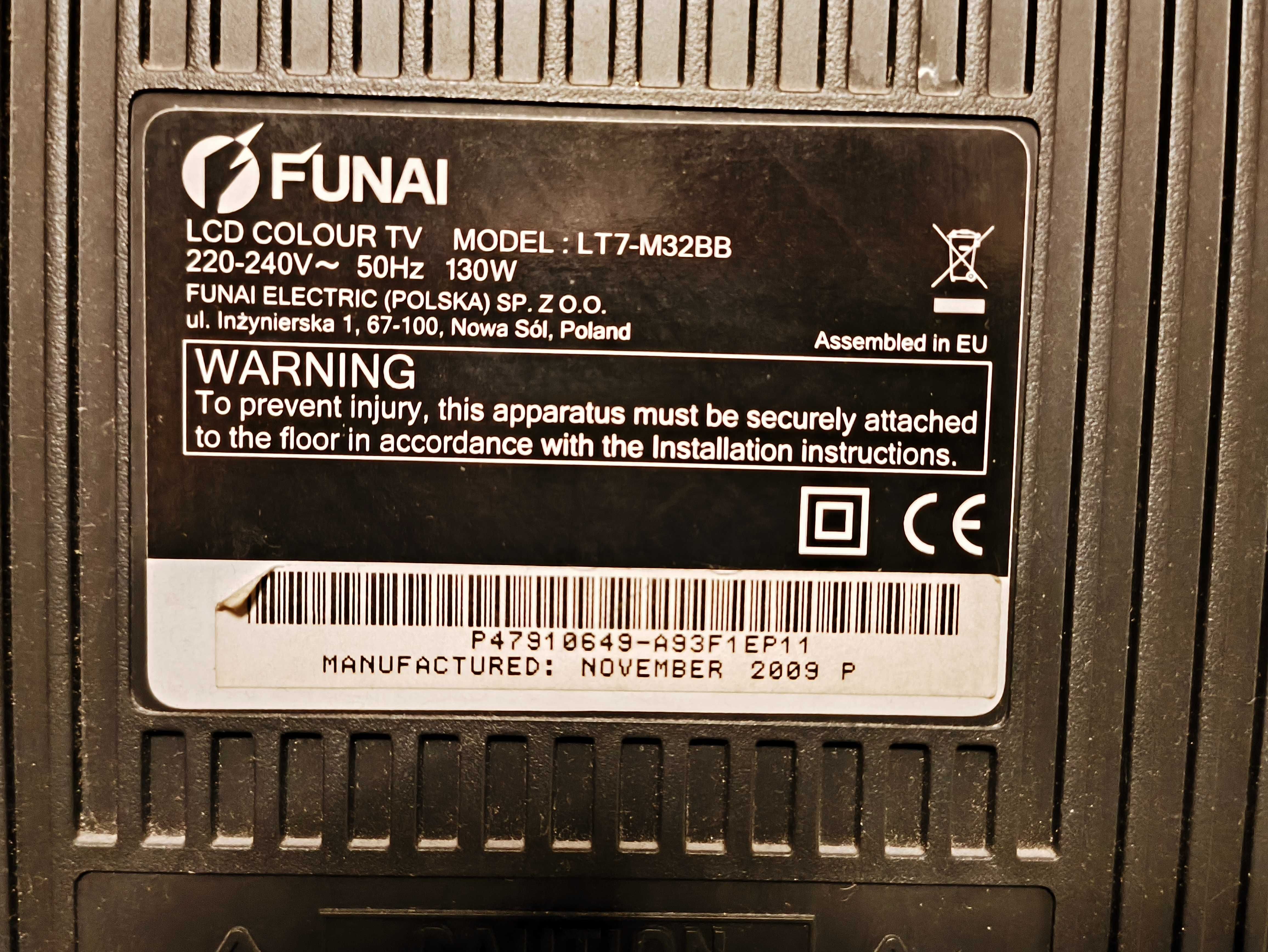 FUNAI 37" telewizor z pilotem