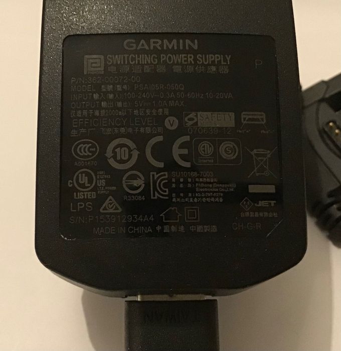 Carregador de relógio Garmin fenix 3, fenix 3hr, d2 bravo, quantix 3