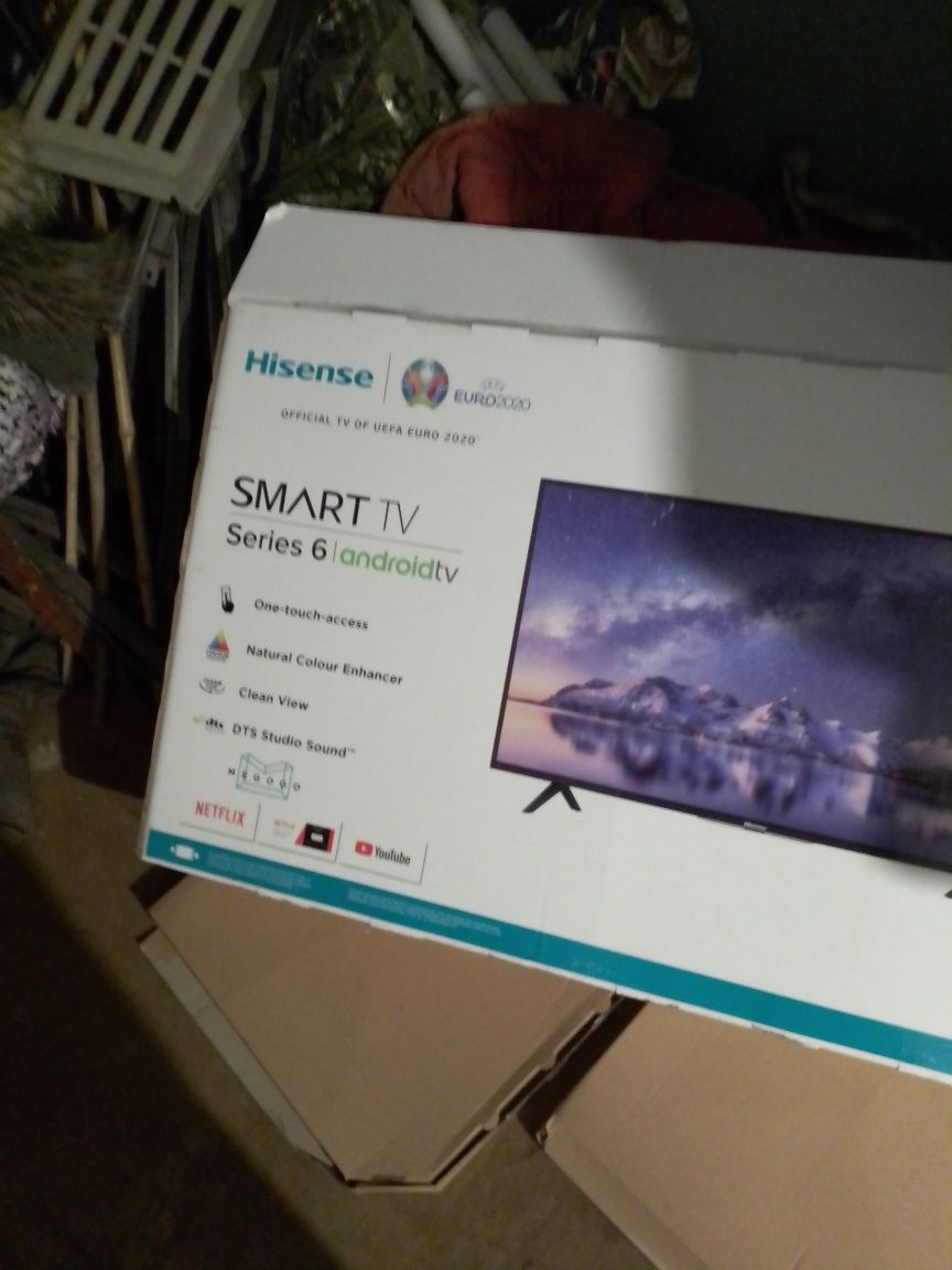 коробка от телевизора hisense 40