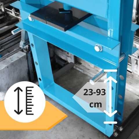 Prasa hydrauliczna 20 ton warsztatowa regulowana 23-93cm