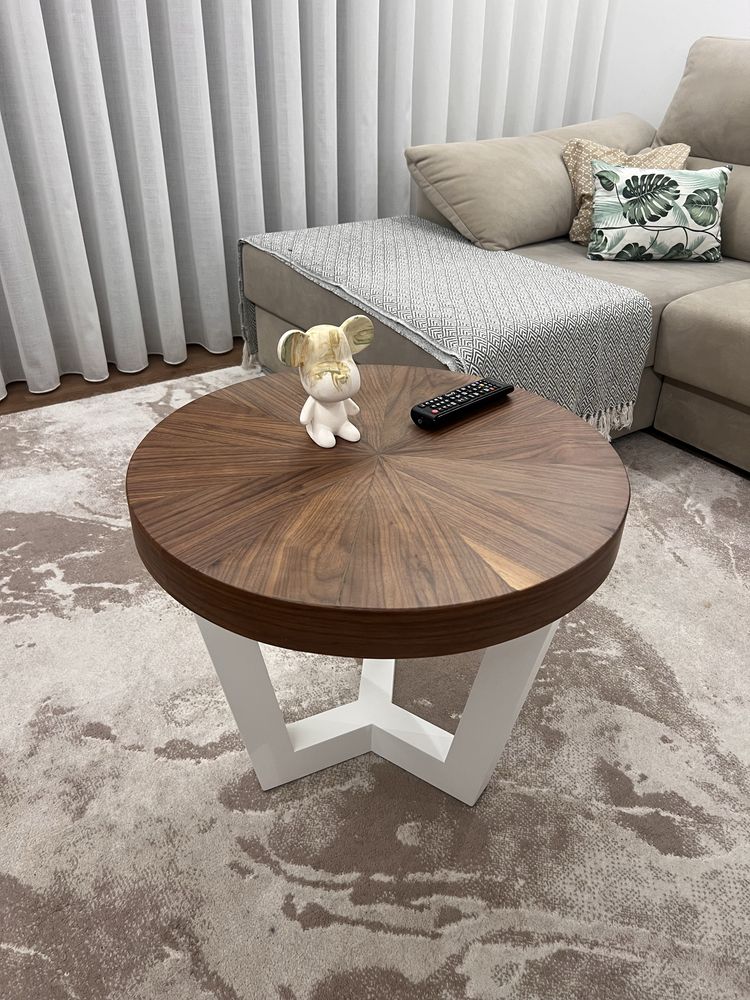 Mesa de centro Espiral Nogueira