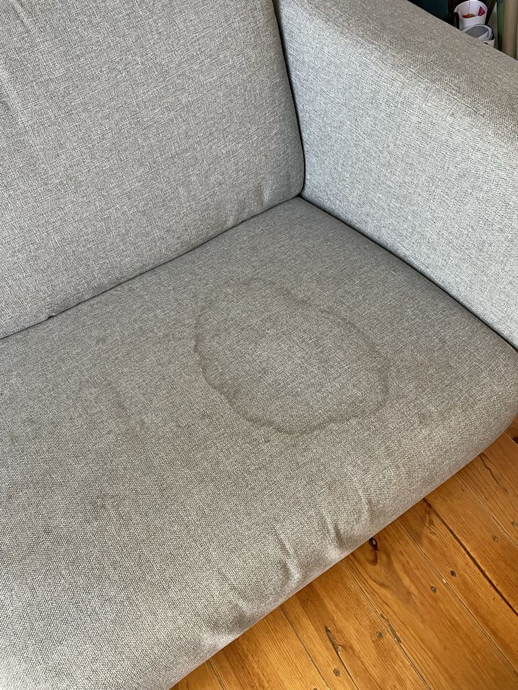 Sofa Habitat cinzento claro