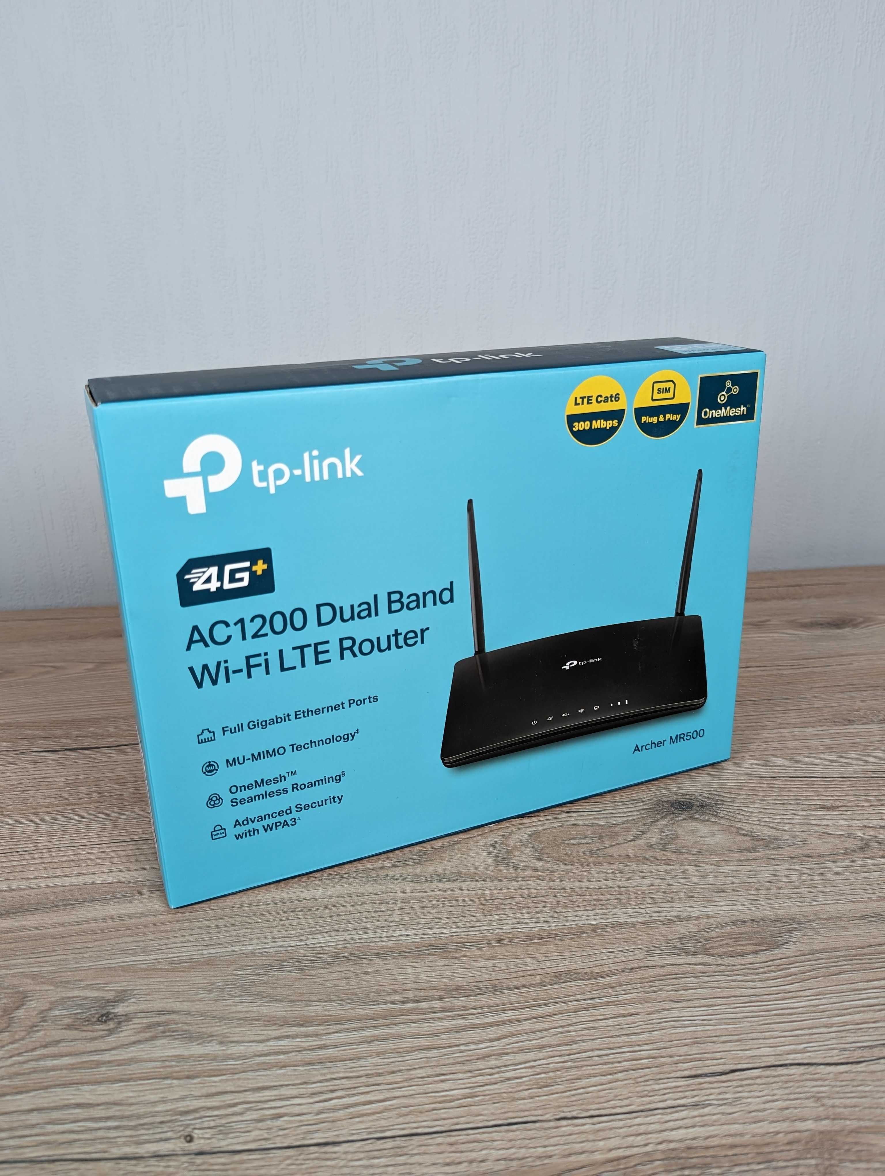 TP-Link ARCHER-MR500 Маршрутизатор 4G 2.4/5 ГГц 3xGE LAN 1xNanoSim