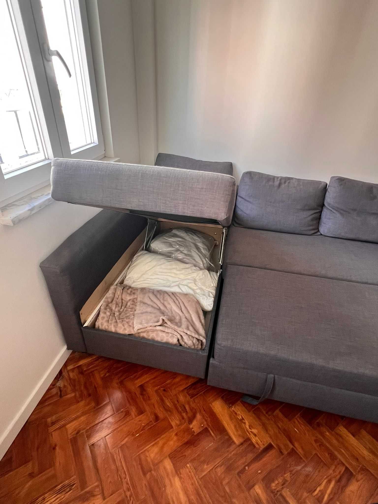 Sofá-cama de canto IKEA