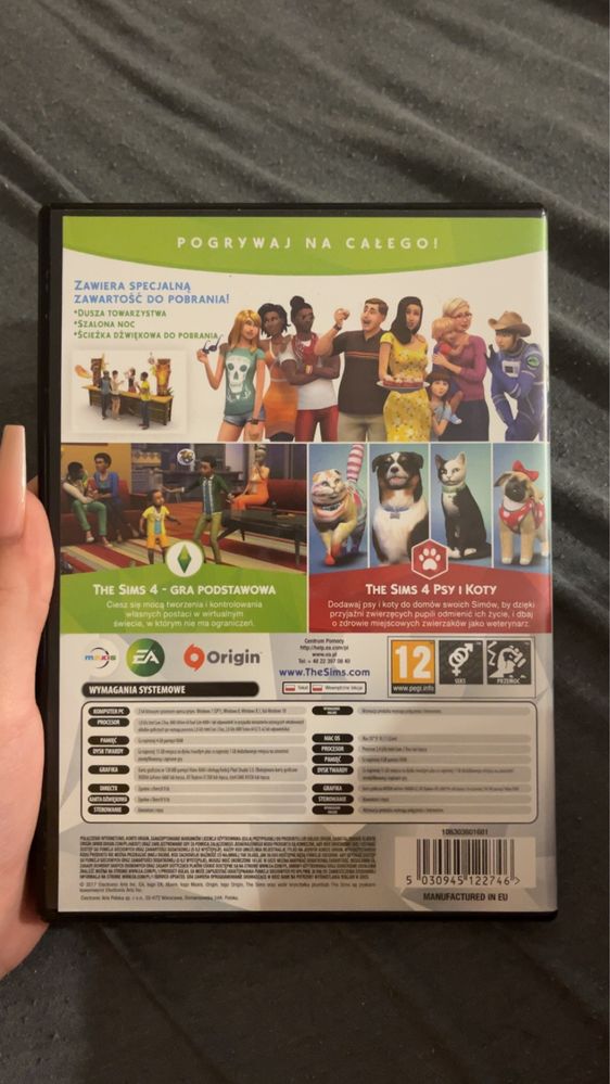 Sims 4 zesraw specjalny podstawa+ dodatek psy i koty