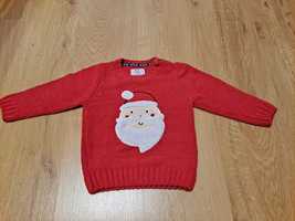 Sweterek świąteczny z mikołajem 86