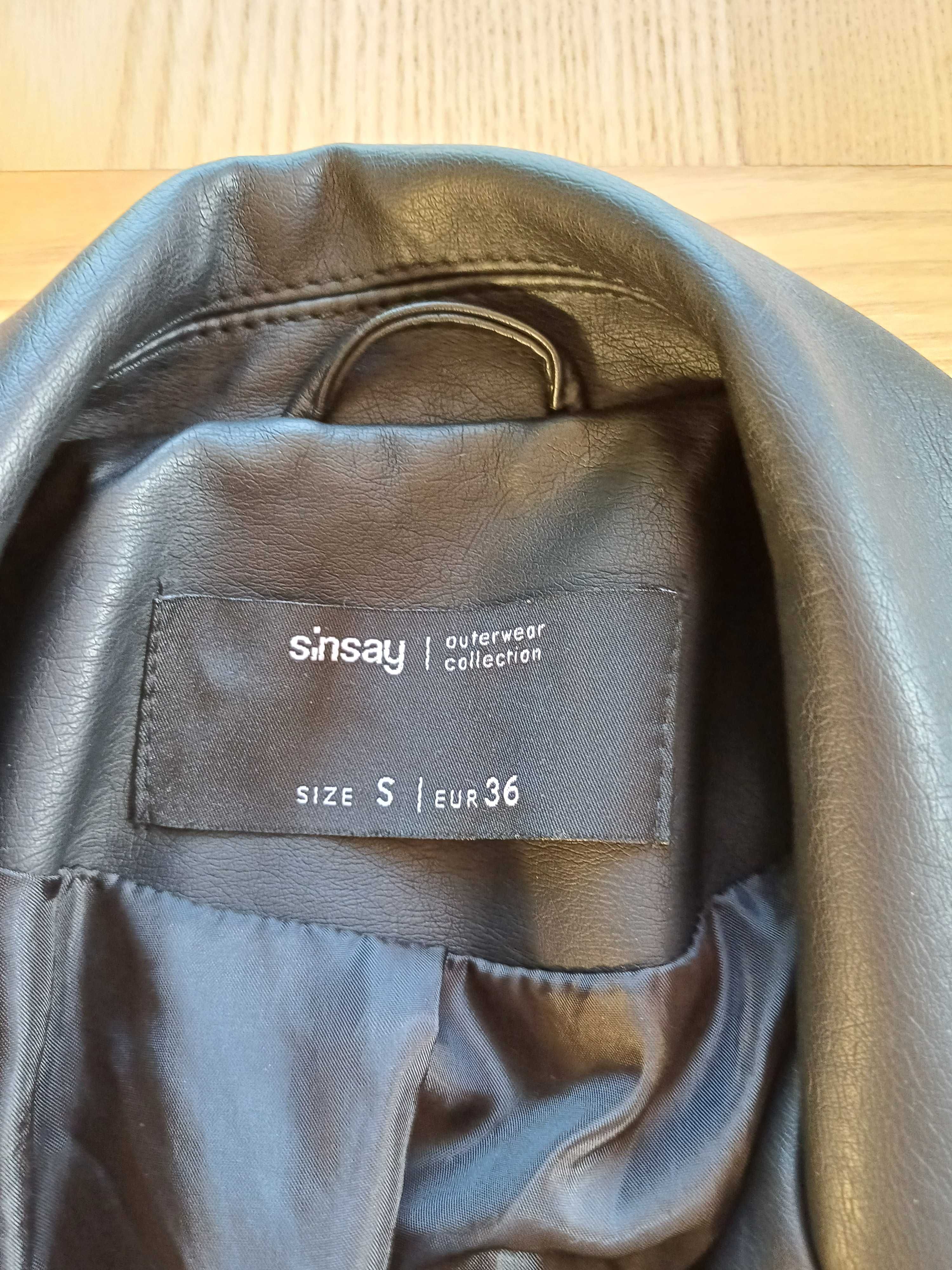Kurtka z Eko skóry Sinsay r 36 (s)