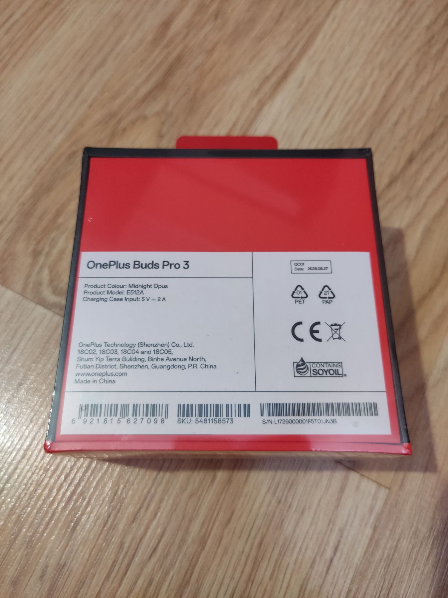 Наушники oneplus buds 3 pro black
