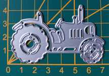 Wykrojnik ciągnik traktor scrapbooking
