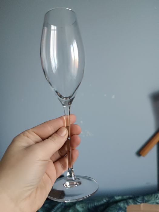 Kieliszki do szampana komplet 4 szt nowe