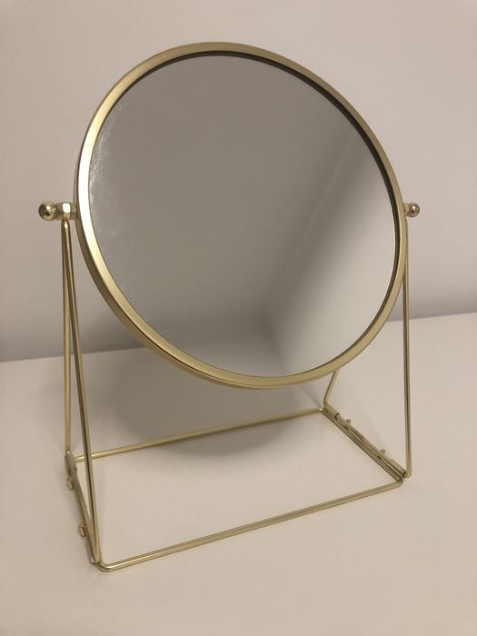 Złote lusterko do makijażu IKEA NOWE