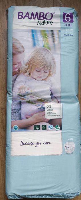 Bambo Nature 6 XXL pieluszki 3x40szt. 16+kg