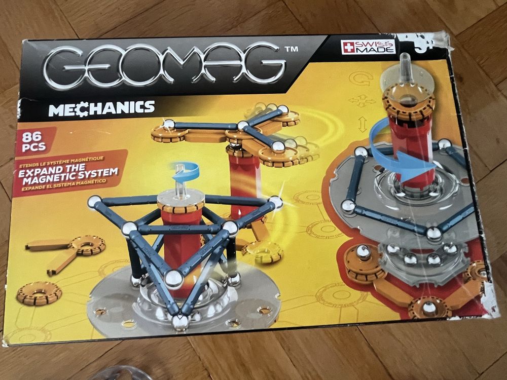 Geomag mechanics 86 klocki magnetyczne