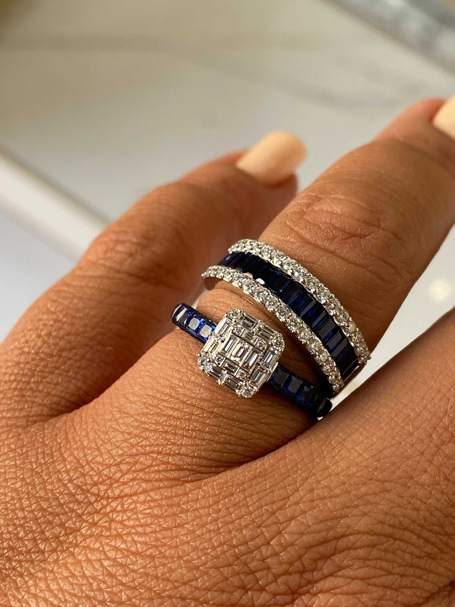 Pierścionek z diamentami 0.39 CT i z diamentami 2.58 CT