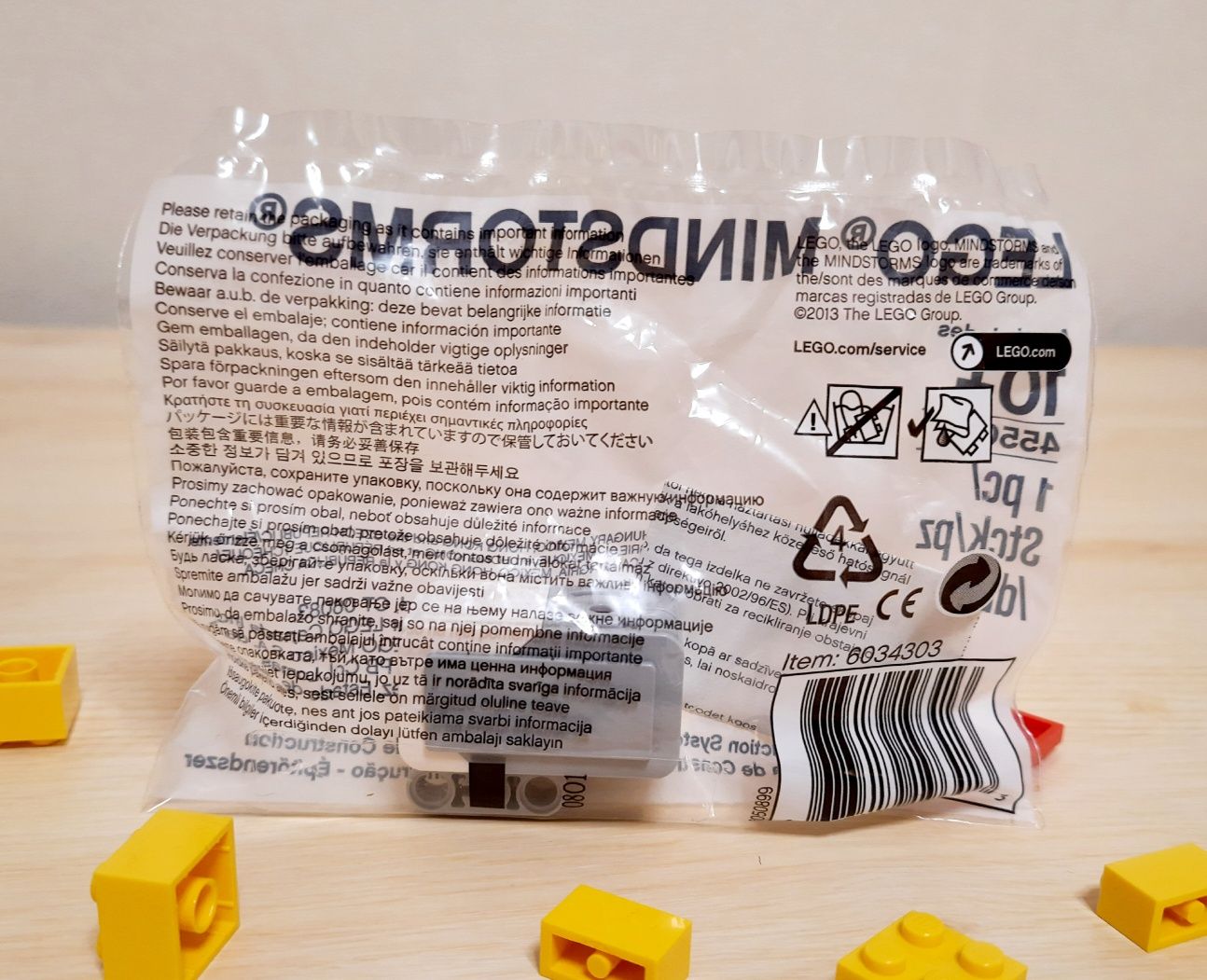 Gyro Sensor 45505, набор EV3 Lego Education. Гироскопический датчик.