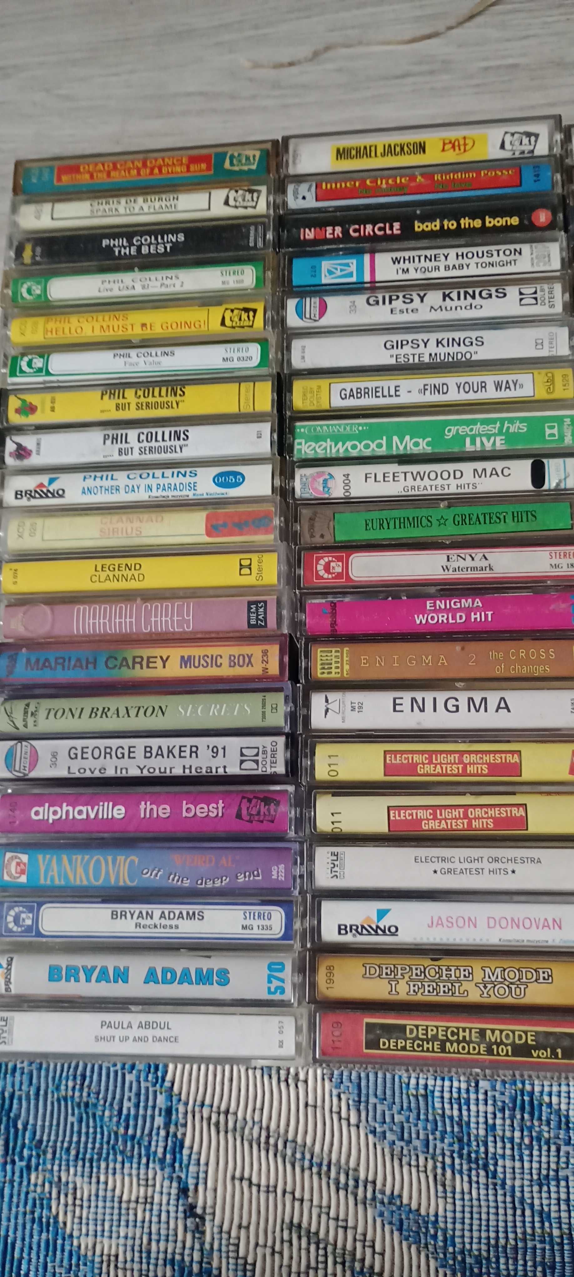 Kasety magnetofonowe lata 80 90 pop dance lub zamiana na inne kasety