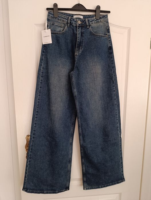 Jeansy damskie szerokie