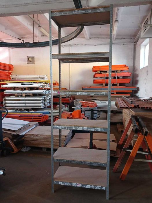 Стелажі поличокові Б/В. Полиці метал/ДСП. Полочные Б/У стеллажи