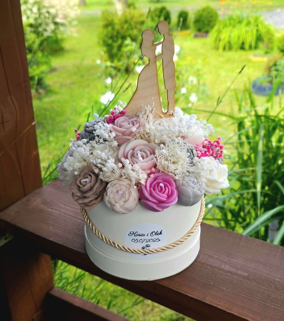 Flower box ślubne