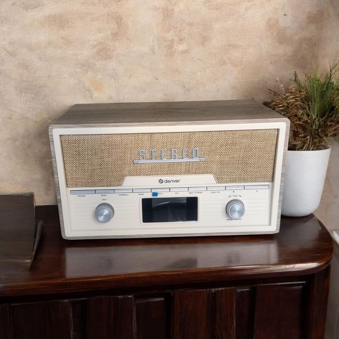 Radio retro Denver MDA-525LW light wood