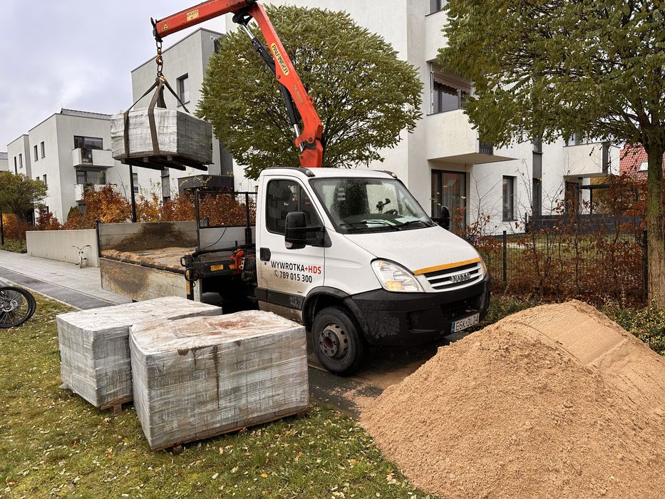 PIASEK PŁUKANY - BUDOWLANY - 5T z Transportem - Wywrotka Szczecin HDS