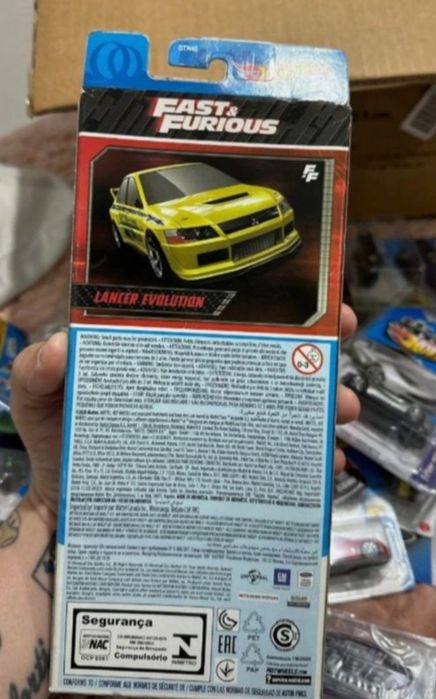 Pack 5 miniaturas hot wheels fast & furious