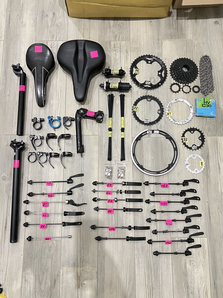 Шатуны/манетки/Перемикачі/Тормоза/Shimano/Acera/Alivio/Deore/Slx/XT