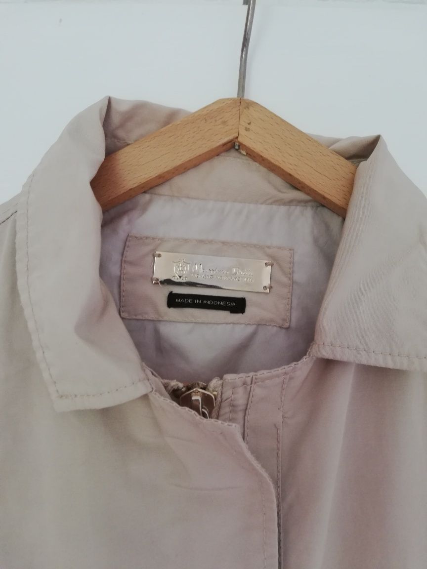 Lekka beżowa kurtka Massimo Dutti S